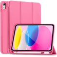 thumbnail image 1 of KOMI for iPad 10th Generation Case 2022 with Pencil Holder, iPad 10.9 Inch Case [Support Touch ID] Flexible TPU Back Shell Smart Trifold Stand Protective Cover, Auto Wake/Sleep, 1 of 5