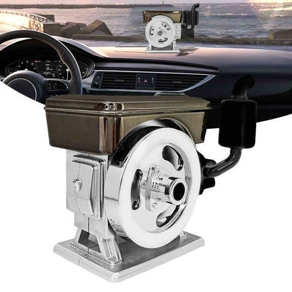 Diffuser Solar Powered Rotating Car Purifier Simulated Engine Aromatherapy