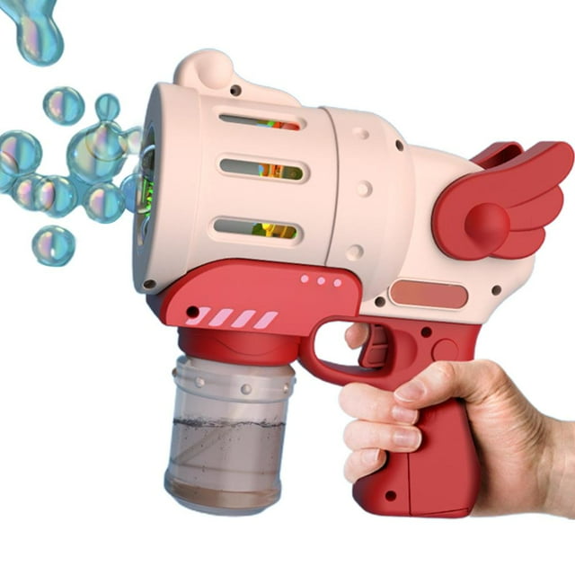 Divertida Máquina Sopladora De Burbujas, Máquina Eléctrica Automática Para Hacer Burbujas Con Luz Colorida, Juguetes Para Niños Al Aire Libre Yuarrent OD016720-02