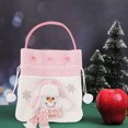 thumbnail image 4 of Nilvkv P-ink Plushed CHRlSTMAS-GlFT Bags for Christmas Eve Apples Candy & Festive Daily Use, Christmas Decorations, CHRlSTMAS-GlFTs, 4 of 6