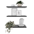 thumbnail image 4 of Set de 3 Estantes Flotantes Moru Spot Color Negro, Repisas de pared, Estantes decorativos, Repisas Modernas para Sala, Recámara y Baño  | 4x40x18cm|, 4 of 7