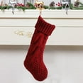 thumbnail image 4 of Christmas Stockings 15” Large Stockings, 1 Pack Knitted Xmas Stocking for Kids,Holiday and Family Stocking for Fireplace Christmas Party Decoration, 4 of 8