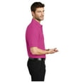 thumbnail image 3 of Port Authority Men's Silk Touch Classic Comfortable Polo Shirt Tropical Pink 3X-Large, 3 of 3