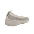 thumbnail image 3 of Fitflop Womens Uberknit Slip On Ballerina Flats, Silver/Urban White, US 11, 3 of 3