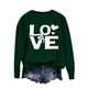 thumbnail image 4 of Ounisa Womens Valentines Sweatshirt Love Heart Graphic Print Pullover Casual Long Sleeve Valentine's Blouse Top, 4 of 5