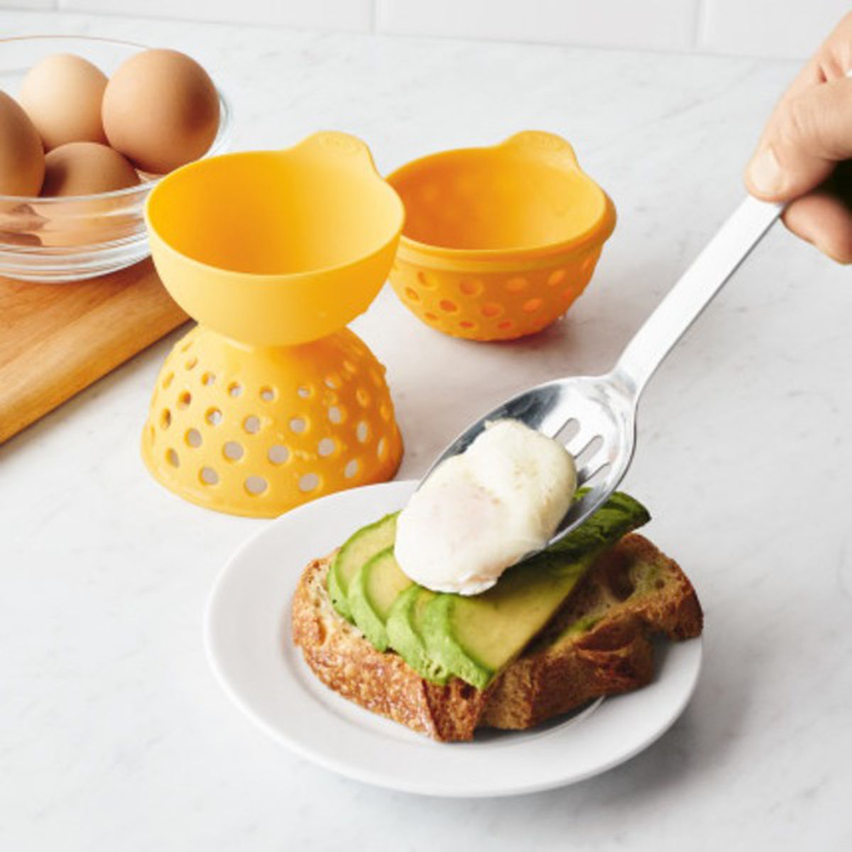 OXO 2Piece Good Grips Silicone Egg Poacher