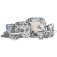 thumbnail image 1 of Juego de vajilla 222 Fifth Adelaide Blue de porcelana de 16 piezas, 1 of 9