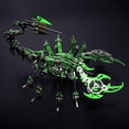 thumbnail image 2 of Puzle de metal 3D PUOSUO Scorpion King DIY de acero inoxidable, 2 of 5