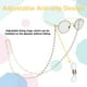 thumbnail image 4 of 2 cadenas para gafas, cadena para gafas de sol, cadena dorada para gafas, cadenas para gafas con cuentas, cadena antideslizante, antipérdida, cordón, correa para gafas para hombres y, 4 of 7