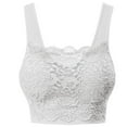 thumbnail image 2 of Women Bra Seamless Lace Bra Top With Front Lace Cover Sports Bra Push Up Lingerie, 2 of 5