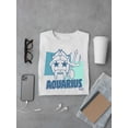 thumbnail image 3 of Aquarius Emoji Vibes - Trident Design Men's T-shirt, 3 of 4