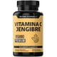 thumbnail image 1 of Vitamina C Capsulas Potenciada Con Antioxidantes Y Anti-inflamatorios, Jengibre, Equinácea, Ajo, Capsulas Aceite Orégano, Zinc Y Vitamina D3 - Vitaminas Mujer / Hombre - (180 Cápsulas), 1 of 6