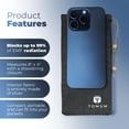 thumbnail image 4 of Funda EMF Shield TOMUM para teléfono celular, protección EMF, negra, 4 of 7