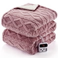thumbnail image 1 of EDTara ETL Certified Sherpa Electric Blanket, Fast Heating with 10 Adjustable Heat & Timer Levels, Machine Washable, 1 of 10