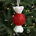thumbnail image 3 of 1/6 piezas de piruleta navideña con colgante de bastón de caramelo, bola colgante para árbol de Navidad, adornos navideños para el hogar, regalo de Año Nuevo 2024, 3 of 5
