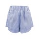 thumbnail image 4 of MKLEKYY Pantalones Cortos Deportivos para Mujer, Elegantes Pantalones Cortos de Playa con Cintura Alta y Pierna Ancha con Rayas Verticales para Verano, 4 of 4