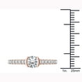 thumbnail image 5 of 3/4 Carat T.W. Diamond Half Bezel 14kt Rose Gold Classic Engagement Ring, 5 of 5