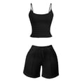 thumbnail image 7 of Sexlip Womens Flared Pants All Season wide waistband straight leg soft cotton athletic wear breathable for summer outing Black M, 7 of 7