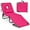 Pink, variant on Costway Beach Chaise Lounge Chair with Face Hole Pillows & 5-Position Adjustable Backrest