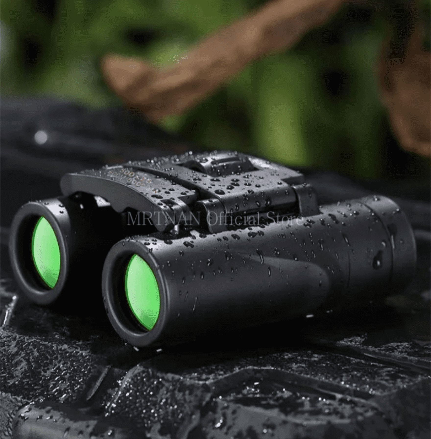 500x25 Powerful Binoculars Long Range Folding Telescope Optics For Hunting Sports Outdoor Camping Travel