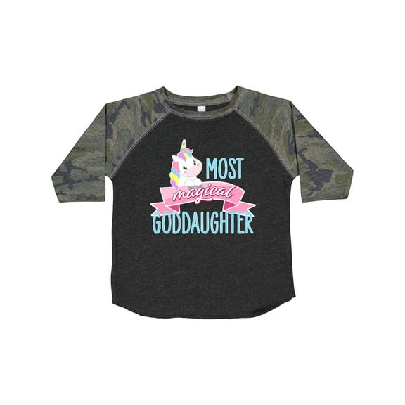Inktastic Most Magical Goddaughter Cute Unicorn Girls Toddler T-Shirt
