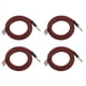 thumbnail image 1 of 4X Cable Desnudo de 1/4 una Altavoz, Cable de Audio una Adaptador Mono Macho de 6,35 mm Altavoz de Alta Fidelidad OFC Chapado en de Extremo Abierto de Repuesto, 1 of 5