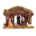 thumbnail image 1 of WMQPNNS New Trending Exquisite Scene Manger Desktop for Display With Stable Holy Family Figures Christmas Decorations, 1 of 7
