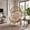 Beige, variant on Vitarpatio Freestanding Egg Chair with Cushion and Stand, Oversized Egg Lounge Chair Stationary Metal Wicker Basket Chair Modern Comfy Nest Chair, 550 Lbs Capacity, Beige
