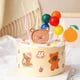 thumbnail image 4 of 4 unids bollo de plástico postre topper decorativo cupcake topper creativo pastel recoger, 4 of 5