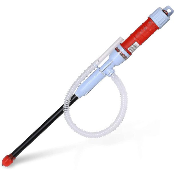 Bomba de aceite eléctrica - Bomba de transferencia de líquido eléctrica - Bomba de sifón automática portátil - Bomba de transferencia de líquido a batería, para gasóleo, diesel (rojo) kaili Sencillez