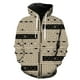 thumbnail image 1 of Sudadera con capucha y cremallera para hombre, diseño de árbol de coco de isla tropical, estilo hip hop, unisex, de manga larga, con estampado 3D de primavera, de gran tamaño, 1 of 6