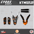 thumbnail image 2 of Kalair GFX Graphics Kit for Ktm SX85 SX105 (2015-2017) Cyrus Series, 2 of 5
