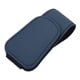 thumbnail image 3 of Soporte de cuero sintético para gafas de coche, con clip para colgar gafas, ahorra espacio para la visera. Azul oscuro, 3 of 9