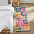 thumbnail image 3 of Yayeee Hallway Runner Rug 2'x6' Non Slip Machine Washable with Rubber Backing, Art Map, 3 of 8