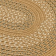 thumbnail image 2 of Colonial Mills 7' Gold and Green Braided Round Area Throw Rug, 2 of 2