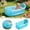 Blue, variant on Leakproof Inflatable Baby Pool with Backrest â Insulated Kiddie Pool, Portable Toddler Swimming Tub for Garden, Backyard & Indoor Use