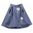 thumbnail image 1 of Dice Kayek Jupe en Polyester Bleu Marine pour Femme avec Broches - 34, 1 of 2