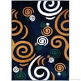 thumbnail image 3 of Allstar Rugs Allstar Modern with Abstract Swirl Design Rug Smoked Gray 5' 2"x7' 0" 5' x 8', 3 of 5