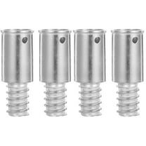 4 pcs  Threaded Tip Replacement Metal Threaded Tip Repair Mop Pole 22MM Handle Tip American Type