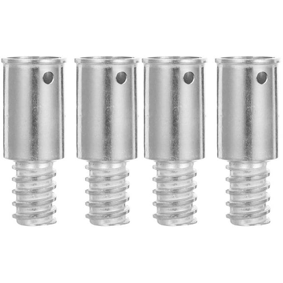 4 pcs  Threaded Tip Replacement Metal Threaded Tip Repair Mop Pole 22MM Handle Tip American Type