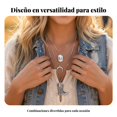 thumbnail image 3 of Abbraccia Collar occidental bohemio en capas, luna media, cabeza bovina y botas para mujer, 3 of 6