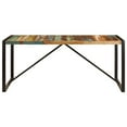 thumbnail image 2 of vidaXL Dining Table 70.9"x35.4"x29.5" Solid Reclaimed Wood, 2 of 10