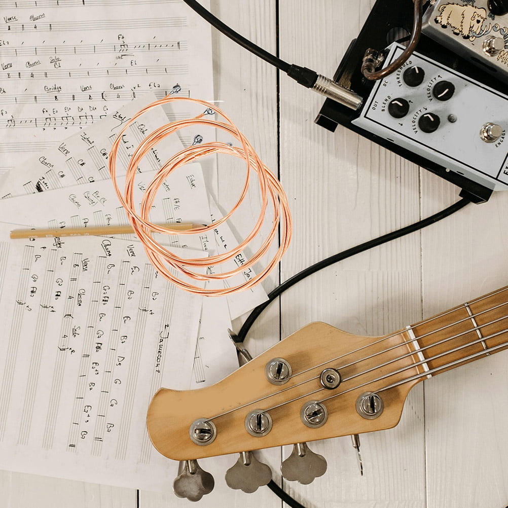 4 Pcs Wooden Bass Strings Instrument Parts Bass Instruments Accessories Bass Accessories