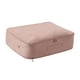 thumbnail image 3 of Organizador de autocompresión que ahorra espacio, bolsa de almacenamiento de ropa con asa con cremallera, bolsa de almacenamiento de juguetes, Rosa, 3 of 9
