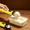thumbnail image 4 of Aufmer Multi Purpose Household Ice Cream Spoon Smooth Curved Design Comfortable Hand Feel For Daily Kitchen Fruit Dessert Digging Taking Usage, 4 of 6