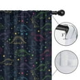 thumbnail image 4 of Blackout Kids Curtains,Colorful Doodle Dinosaurs Dark Pattern Childrens Insulated Curtains Set Of 2,Bedroom Essentials,Toddler Room Decor 42"x54", 4 of 5