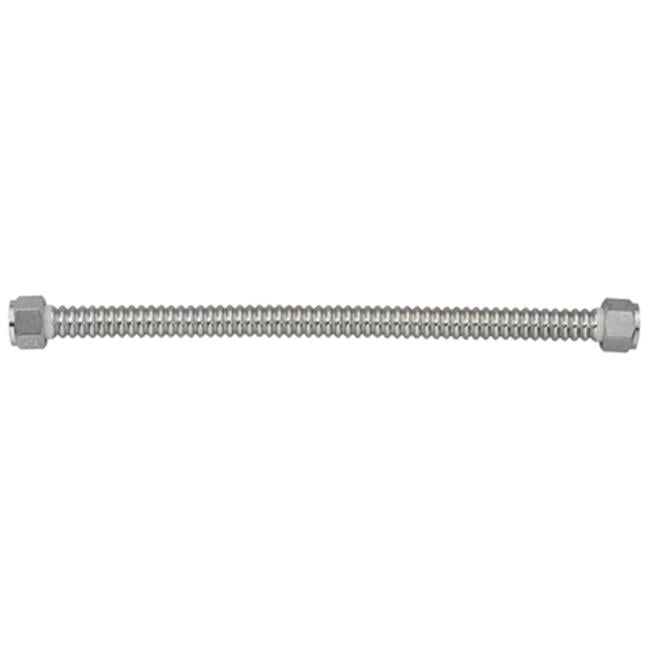 Homewerks 7215-18-34FIP Connector - 0.75 Female Iron Pipe x 18 in. - Stainless Steel