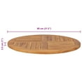 thumbnail image 7 of vidaXL Solid Teak Wood Table Top, 31.5" Round, 1", 7 of 7