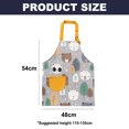 thumbnail image 2 of Ages 6-9 Drawing Cooking Apron Adjustable Lace-up Kids Kitchen apron with front Pocket, Baking Drawing washable Foldable, 2 of 5