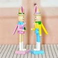 thumbnail image 5 of 10Inch Wooden Bunny Nutcracker Easter Decorations, Easter Bunny Wooden Spring Decor for Home, Perfect Easter Basket Stuffers, 5 of 8